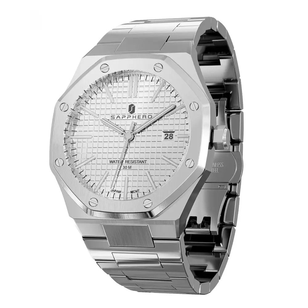 Sweston™ Men's Luxury Stainless Steel Quartz Watch | Waterproof & Imported Movement