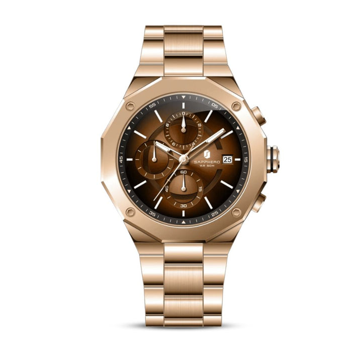 Sweston™ Rose gold Men's Chronograph