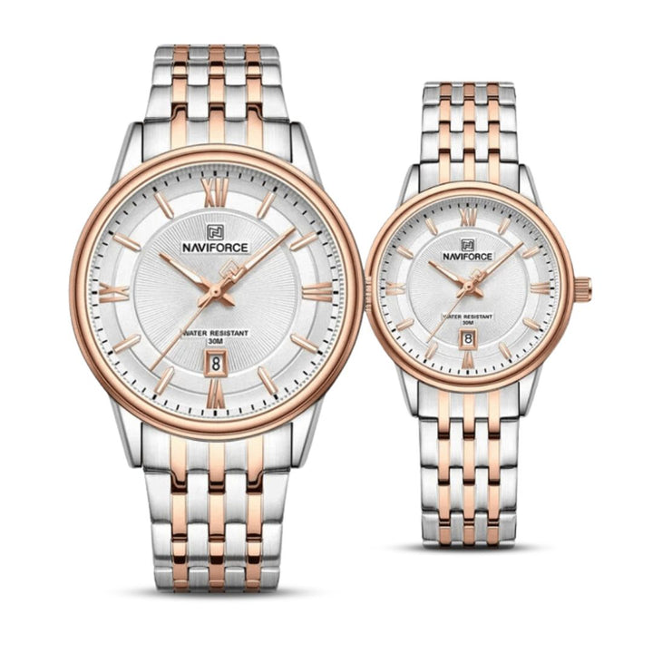 Sweston™ Fashion Stainless Steel Strap Couple Watch