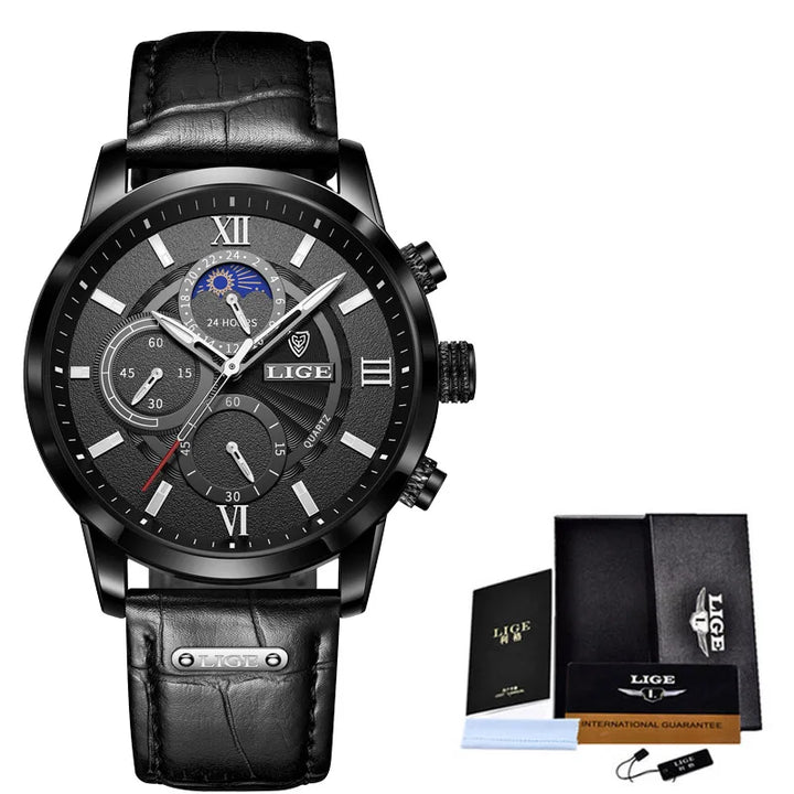 Sweston™ Classic Leather Men's Sport Watch