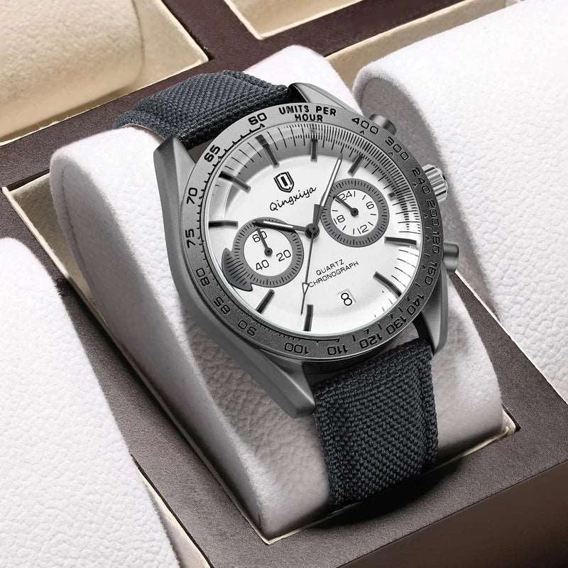 Sweston™ Luxury Chronograph Quartz Sports Watch – Precision & Style