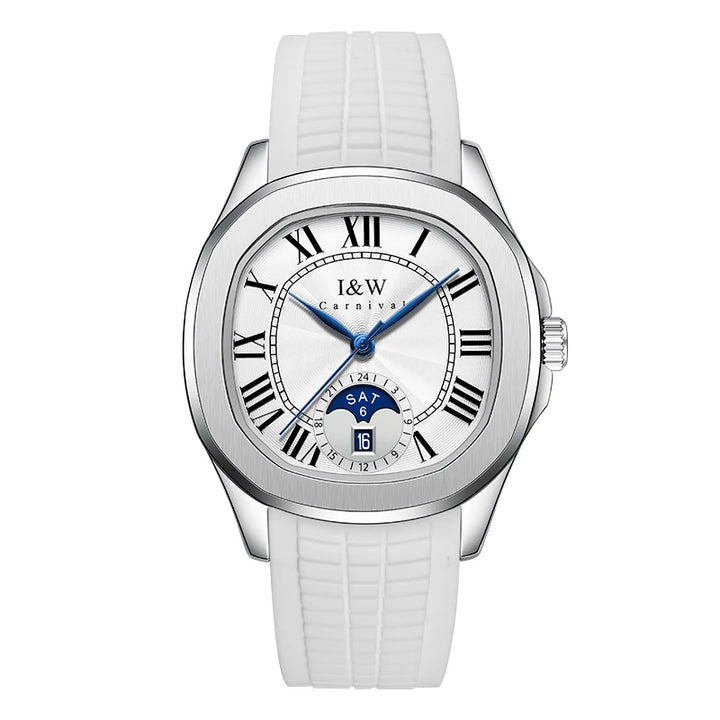 Sweston™ High-End Men's Mechanical Watch – Sapphire Moon Phase & Sports Design