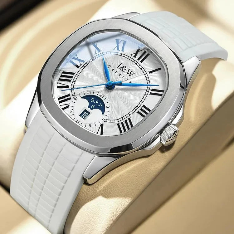 Sweston™ High-End Men's Mechanical Watch – Sapphire Moon Phase & Sports Design