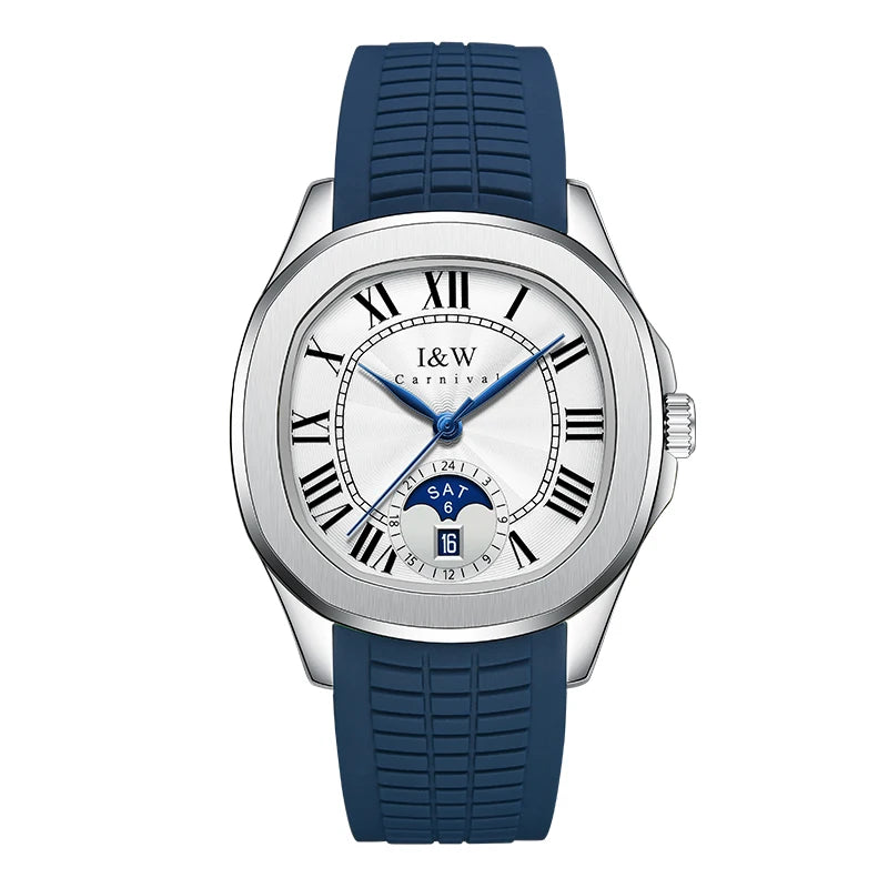 Sweston™ High-End Men's Mechanical Watch – Sapphire Moon Phase & Sports Design