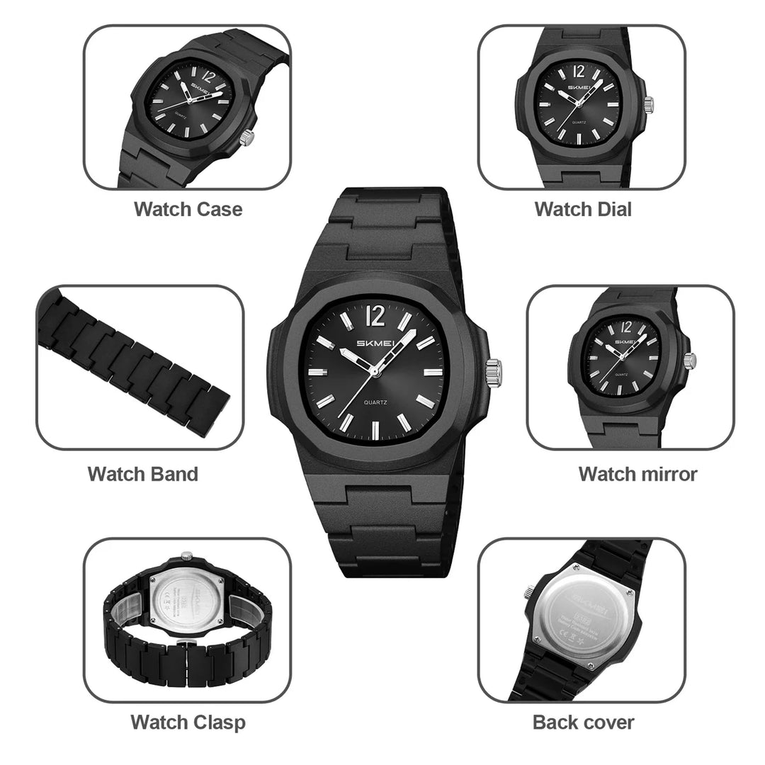 Sweston™ Quartz Waterproof Sports Watch – Unisex Fashion Timepiece