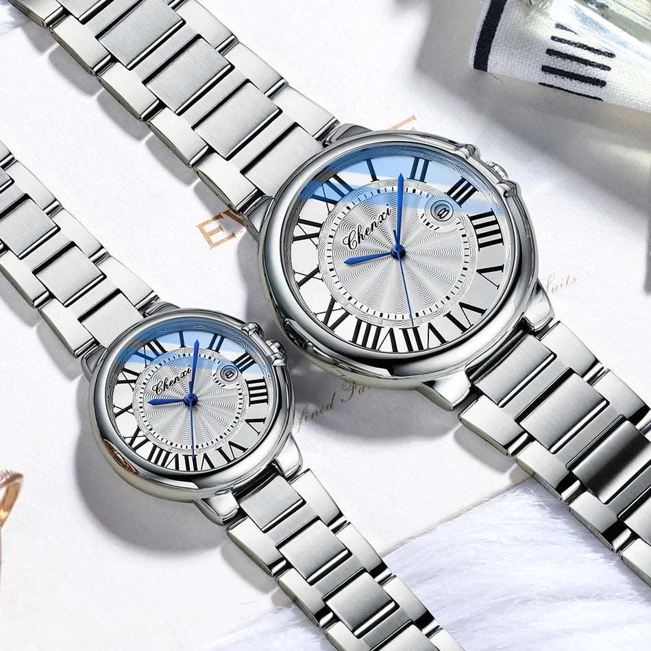 Sweston™ 039 Luxury Stainless Steel Couple Watch