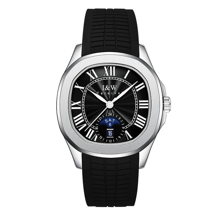 Sweston™ High-End Men's Mechanical Watch – Sapphire Moon Phase & Sports Design