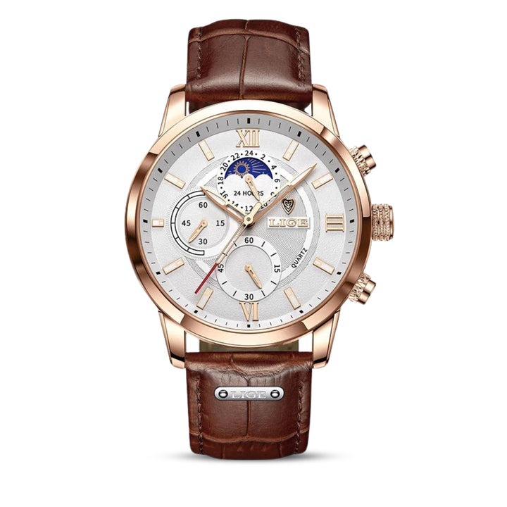 Sweston™ Classic Leather Men's Sport Watch