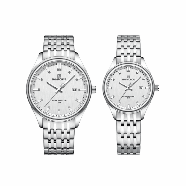 Sweston™ Fashion Stainless Steel Strap Couple Watch